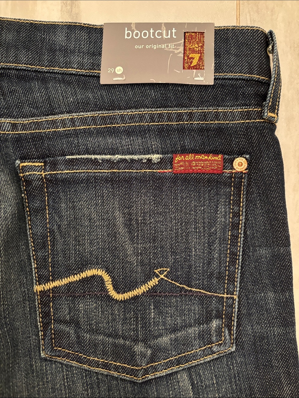 7 For All Mankind Bootcut, Made in the USA, 29x32, NWT, $229 MSRP - Picture 12 of 15